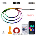 64-Color Premium Universal Ambient Lighting Strip (140cm)