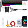 6-in-1 Luxury Multi-Zone Symphony Ambient Lighting Kit (6 Custom Strips)